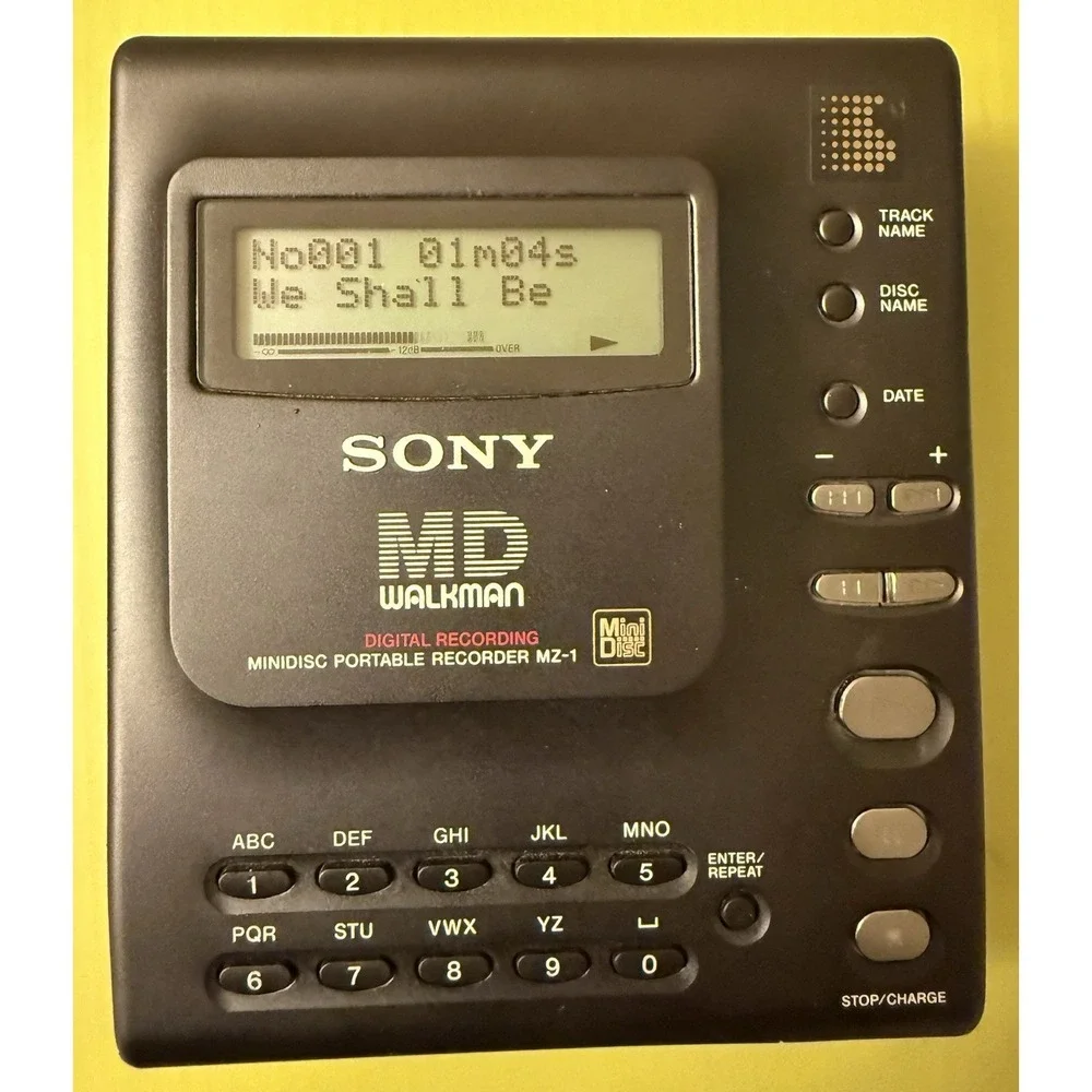 SONY MZ-1 MD Minidisc Walkman Portable Recorder Bundle W/ Accessories Tested‎